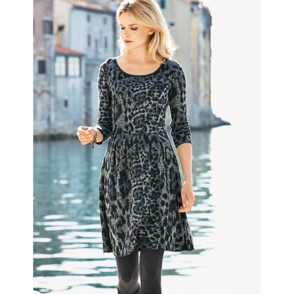 PERUVIAN CONNECTION Pima Cotton Sweater Dress